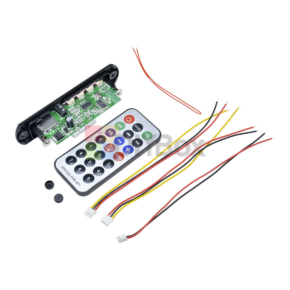 Wireless Bluetooth 12V MP3 WMA Decoder Board Audio Module USB TF Radio Car