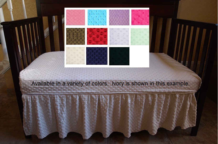 Crib Sheet Solid Crib Sheet Minky Soft &Textured