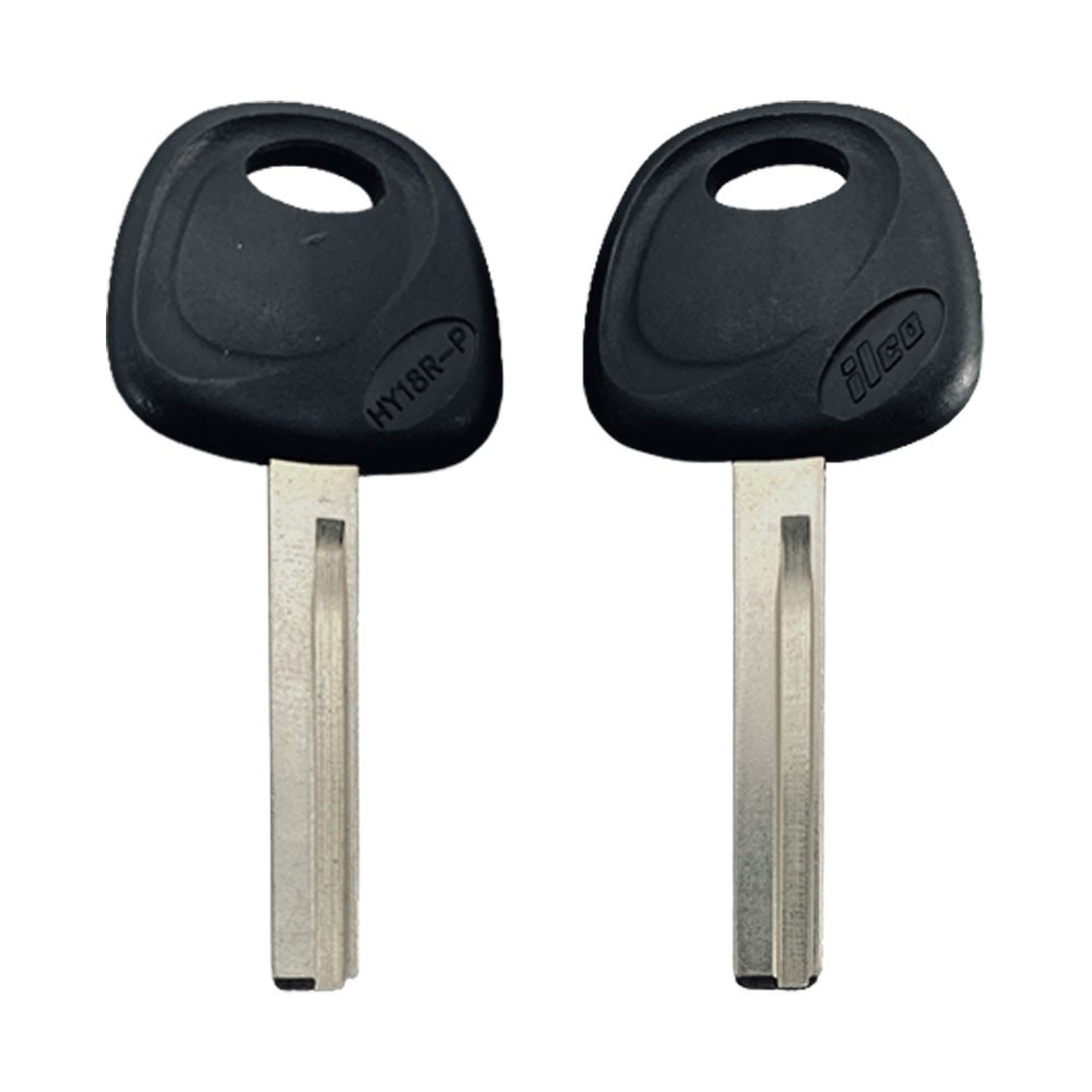 HY18R-P Plastic Head Key Blank Nickel
