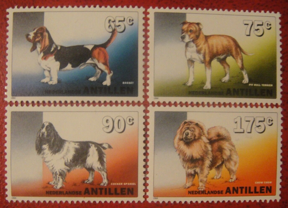 Netherlandse Antilles 1994. Dogs. Mint Unhinged.