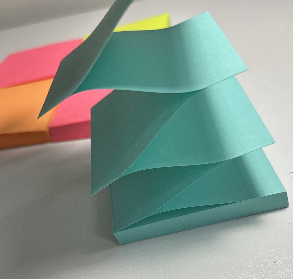 Posted Notes Sticky Notes Accordion