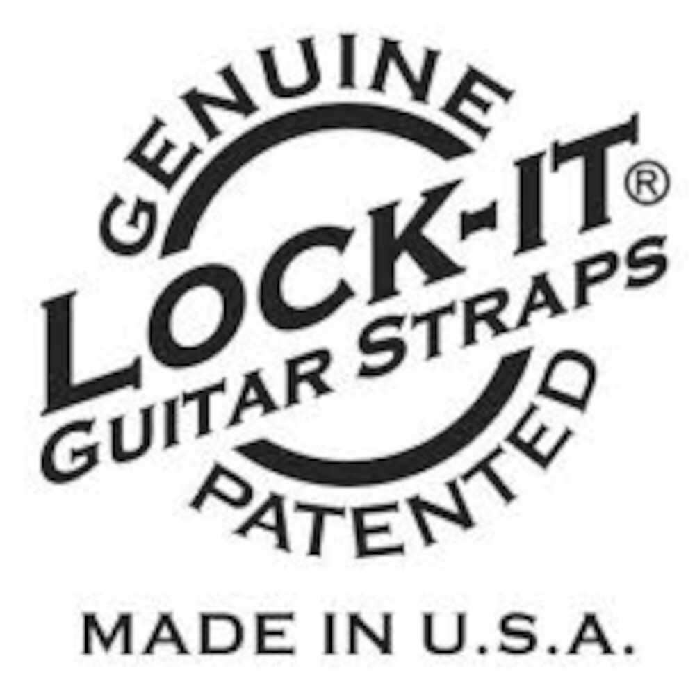 Lock It LIS012P3BLK Professional 3" Polypro Strap with Locking Ends, Black