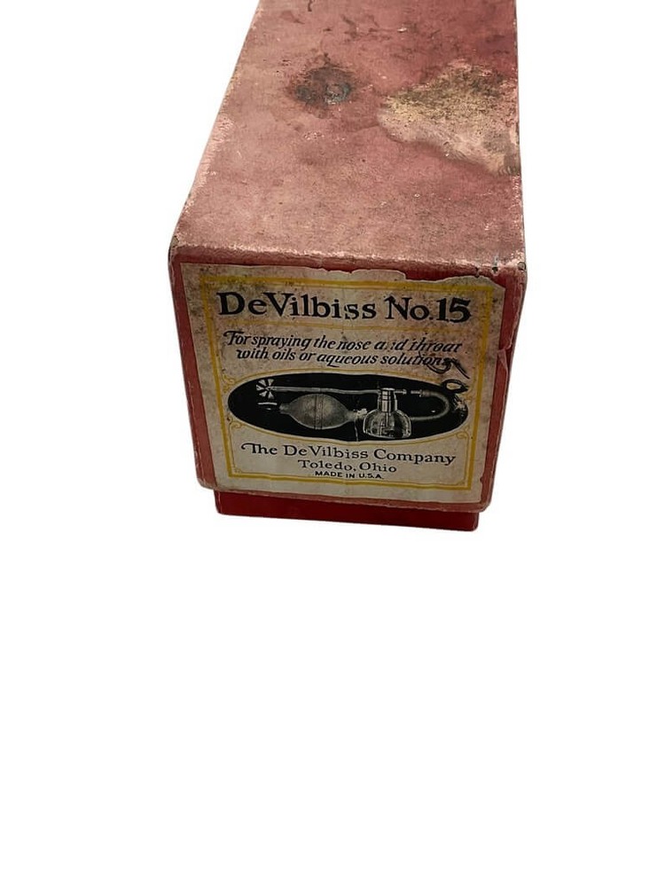 US DeVilbiss No 15 Atomizer in Original Box