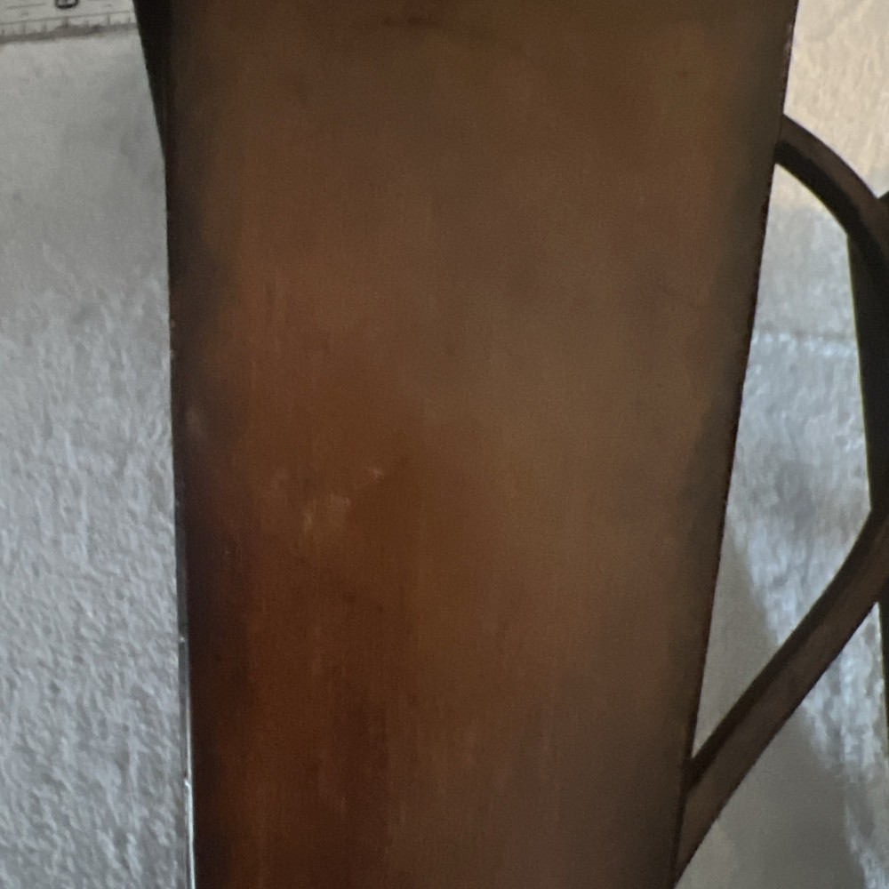 Tall, Metal Sconces/wall Vases Triangler With Scroll Backing