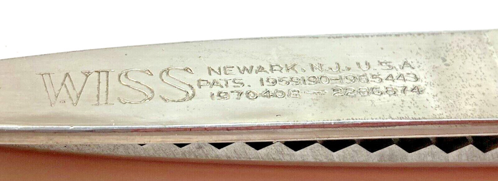 Wiss Model C Pinking Shears Black Handle Original Box Working Sharp