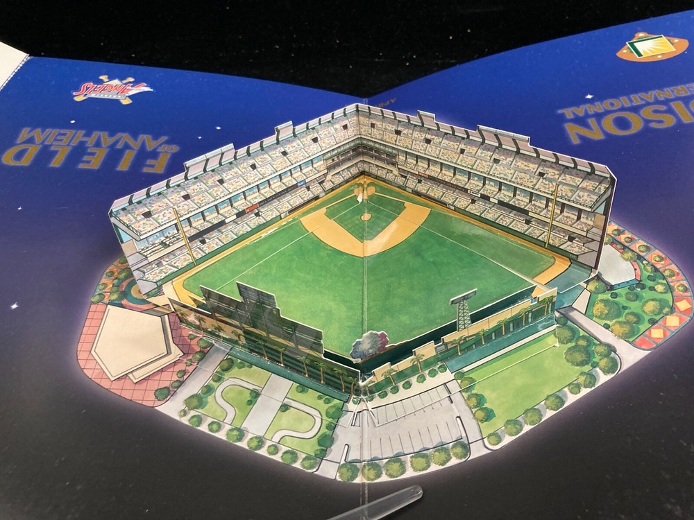 1998 ANAHEIM ANGELS MLB OPENING NIGHT LIMITED EDITION PROGRAM (7,500)