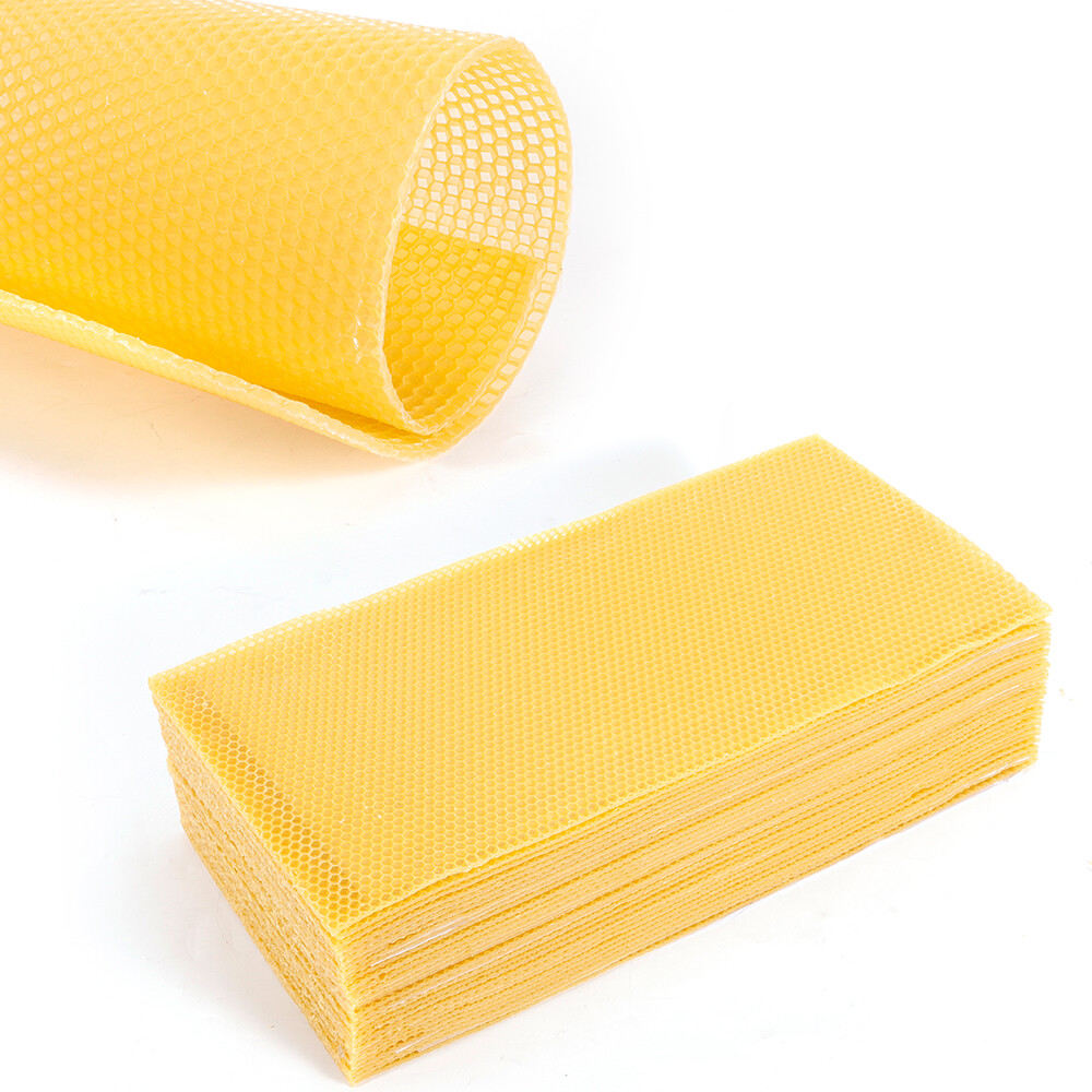 30 Honeycomb Wax Frames for Beekeeping Hive Foundation Tool - 30 Packs