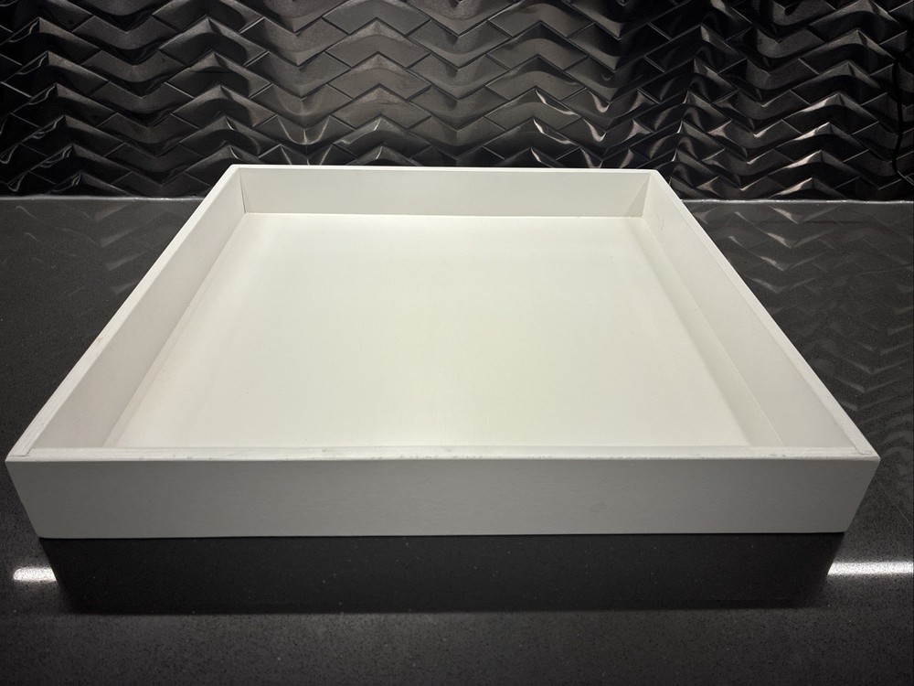 White Serving Board For Catering 16” By 16”
