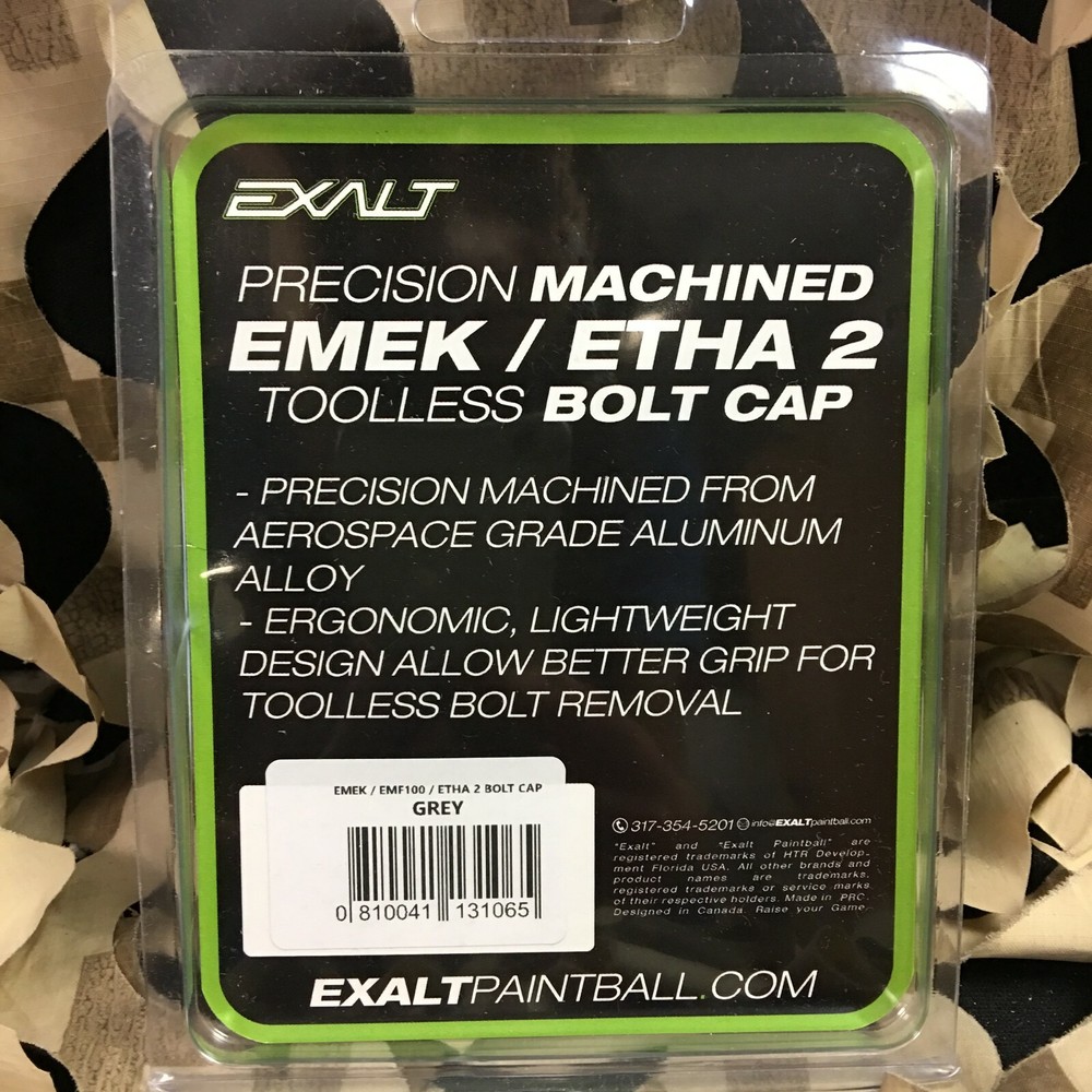 New Exalt Bolt Cap For Planet Eclipse EMEK, EMF100 & ETHA 2 - Grey