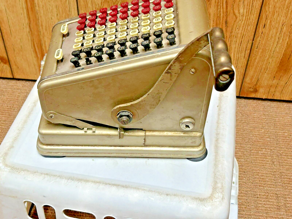 Vintage Paymaster Series 700 Check Writing Writer Machine - No Key