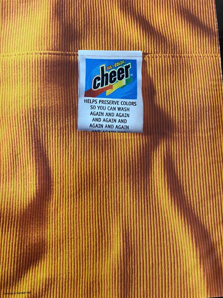 Cheer Detergent, Full Page Vintage Print Ad