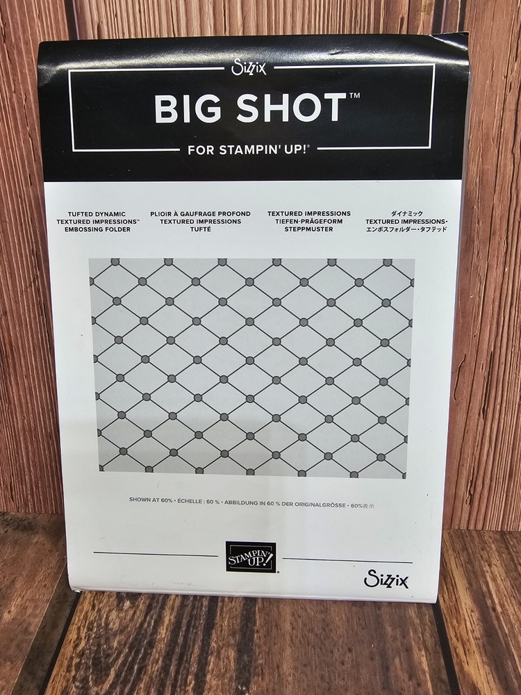 Stampin' Up! TUFTED DYNAMIC Textured impressions Embossing Folder