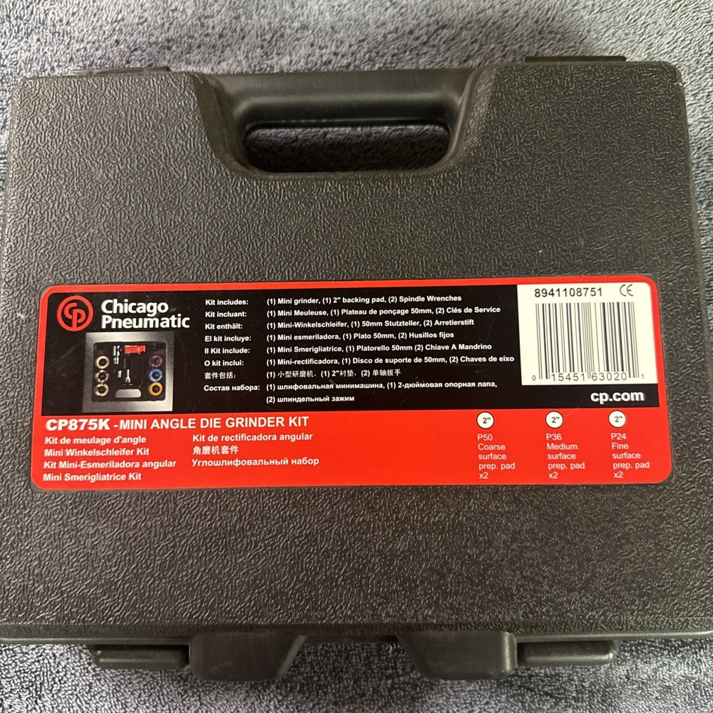 Chicago Pneumatic CP875K - Mini Angle Die Grinder Kit