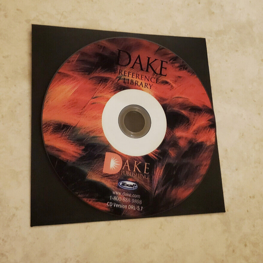 The Dake Reference Library CD-Rom (Windows Version)