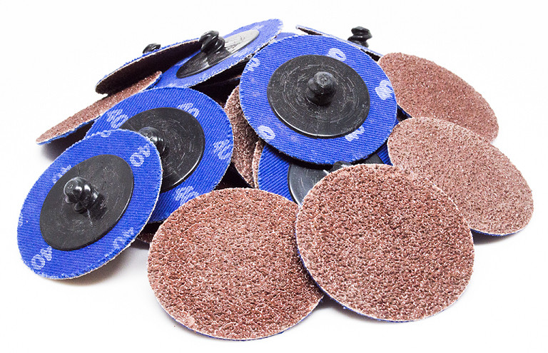 25 - 2" Roloc A/O Quick Change Sanding Disc 80 Grit