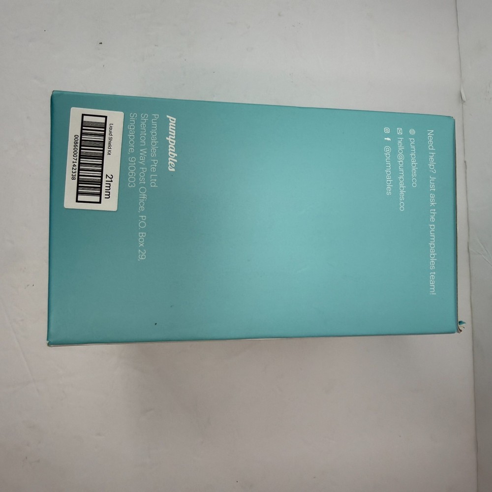 Pumpables Liquid Shield System Breast Pump Accessory 21mm New Sealed Please Read