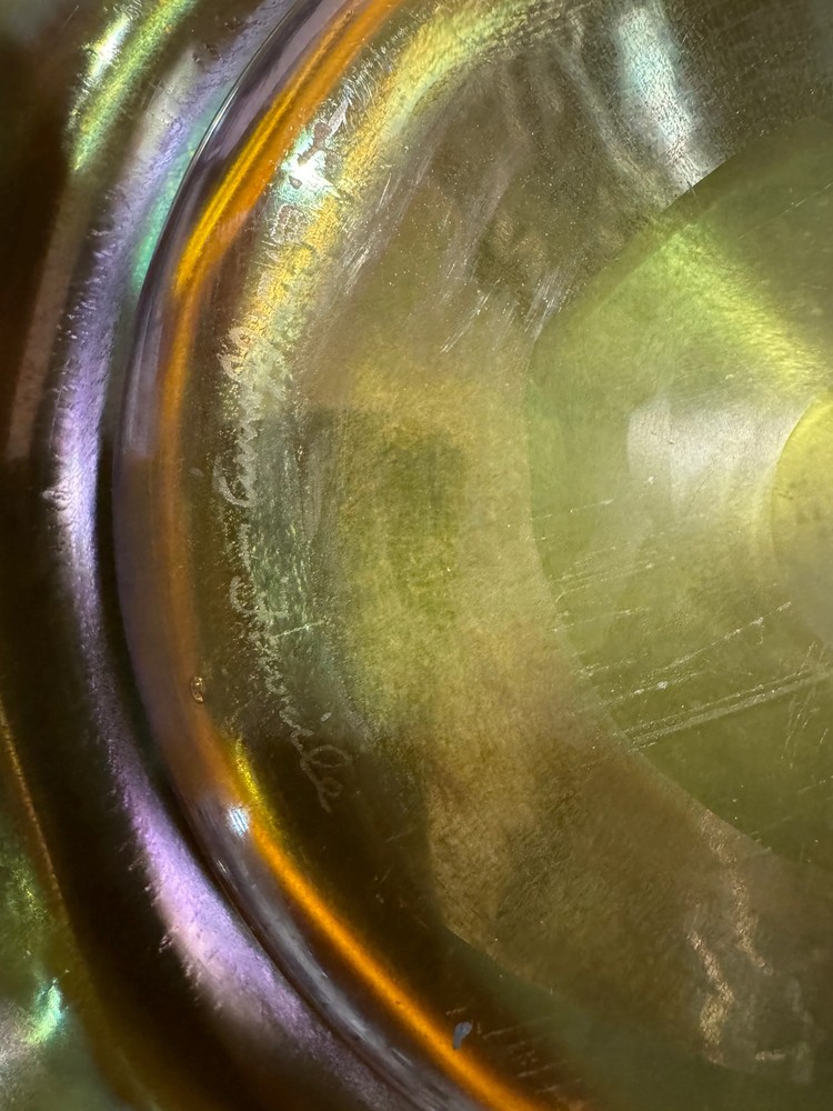 Tiffany Studios Ruffled Bowl