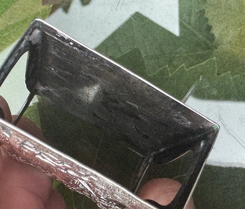 Extremely rare Kirk & Son Castle Repousse Match Safe Excellent Sterling Silver