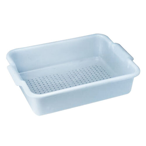 Winco PLP5G 20 in Gray Perforated Bus Box