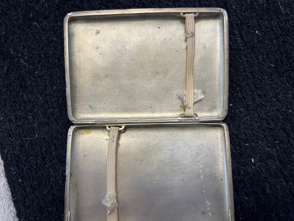 ANTIQUE RUSSIAN SILVER ENAMEL CIGARETTE CASE