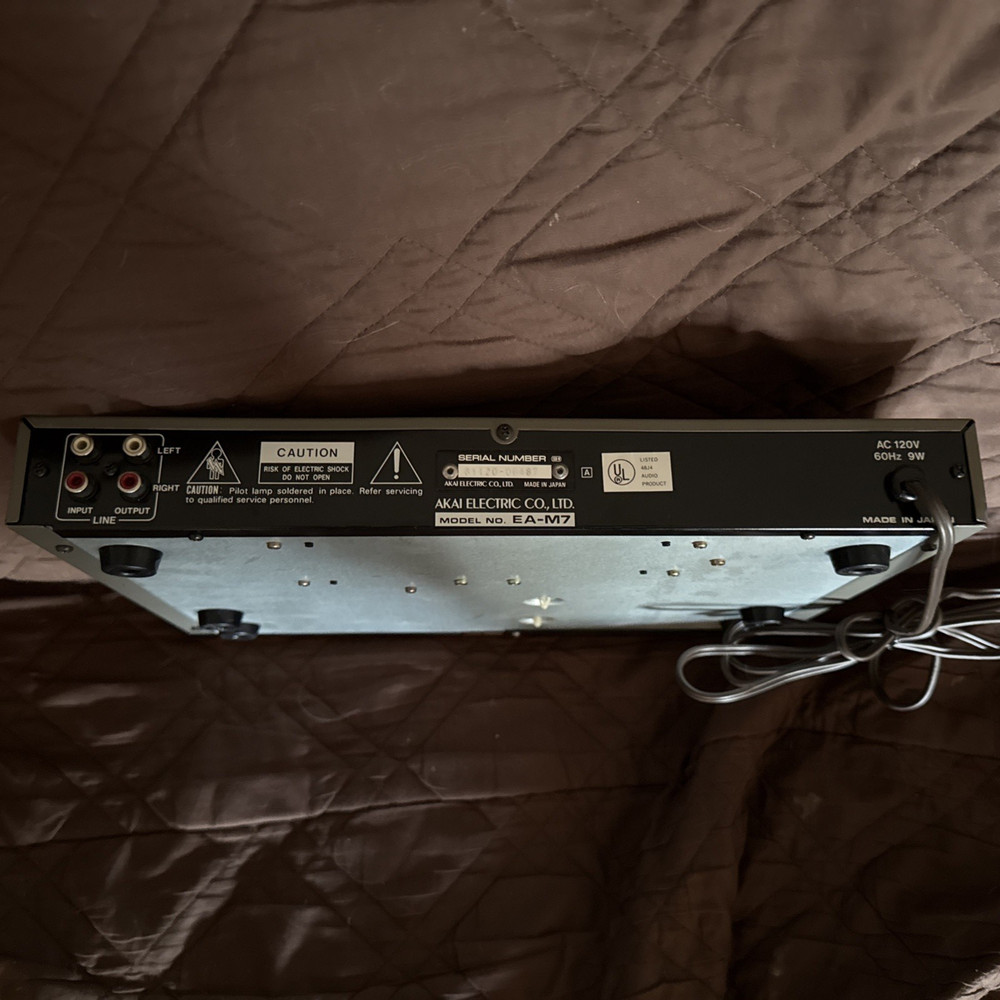 Akai Clarity EA-M7 Equalizer Spectrum Analyzer Fully Tested