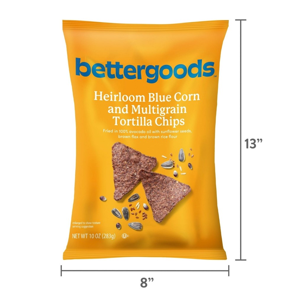 bettergoods Blue Corn Multigrain Tortilla Chips 10 oz