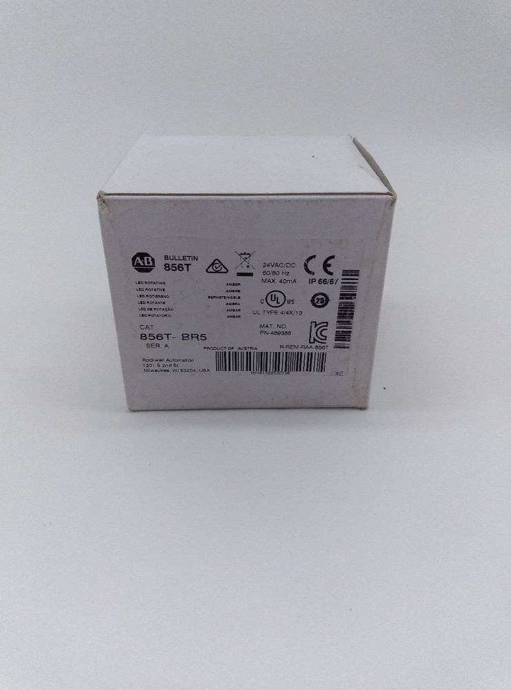 Allen-Bradley 856T-BR5 Multifunction Orange Stack Light 24 VAC/DC