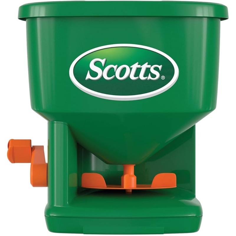 Handheld Lawn Spreader Weeding Seeding Fertilizing Year-Round Use Easy Operation