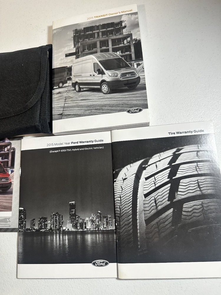 2015 Ford Transit Owner's Manual Set OEM