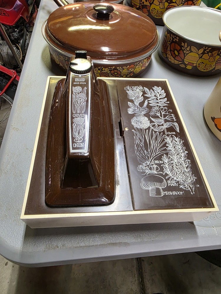 sears mushroom set with mixer