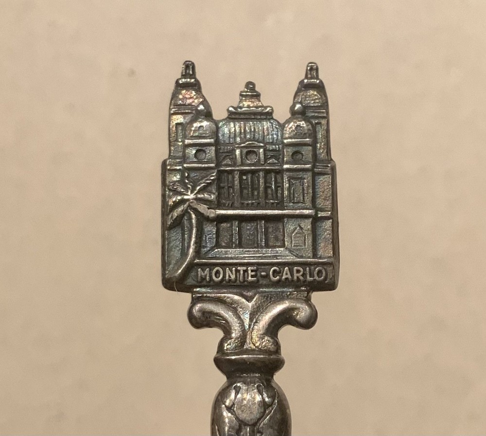Monte Carlo .800 Silver Small Souvenir Spoon