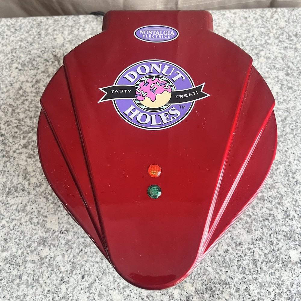 Marvel Groot Waffle Maker & Nostalgia Red Donut Hole Cake Pop Baker Bundle Set