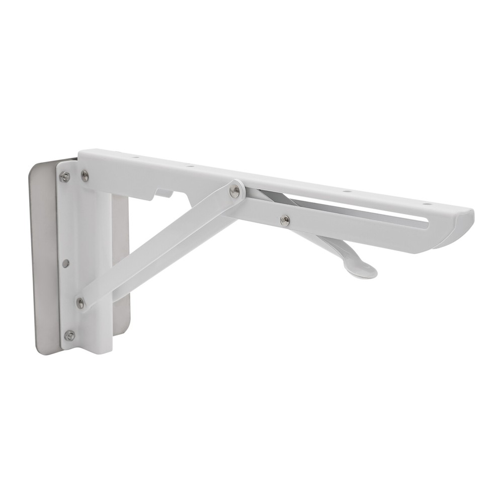 80x40cm White Folding Wall Desk Wall Mounted Folding Table Rectangular Wall Desk