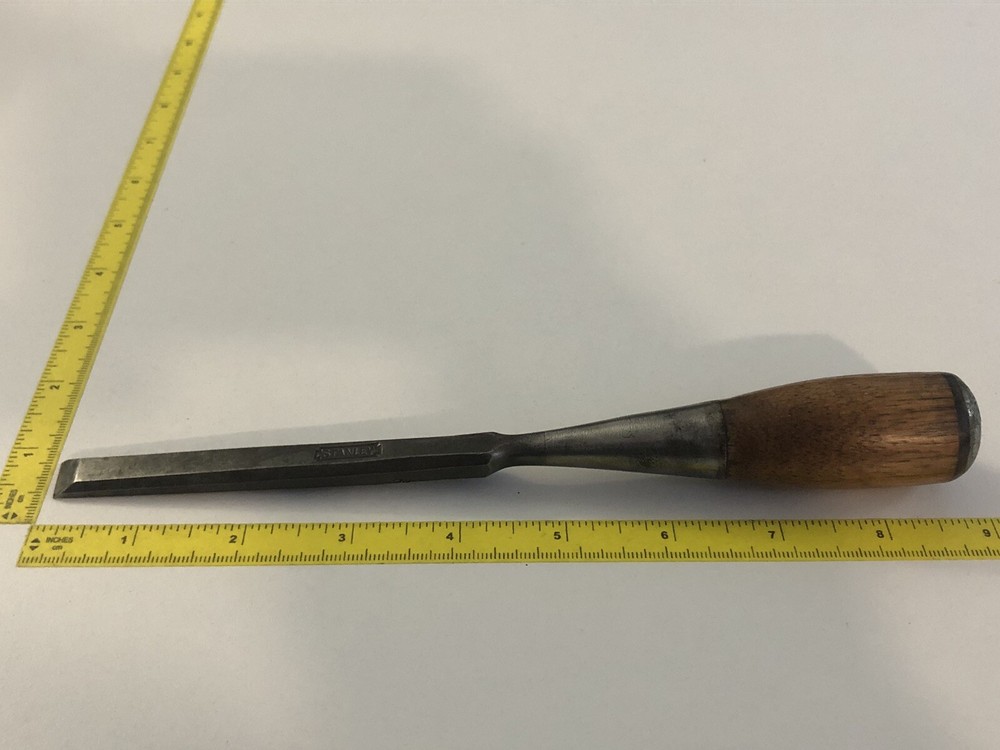 Stanley Everlasting Chisel Rare 1/2”Antique Vintage Cabinet Maker Carpenter Tool