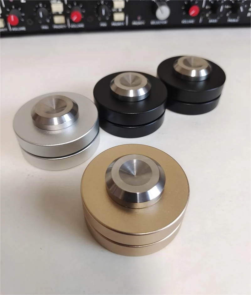 4PCS Adjustable Isolation Stand Feet Spikes for Amplifier CD Player DAC Decoder