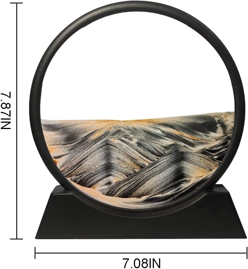 peinture de sable qui coule