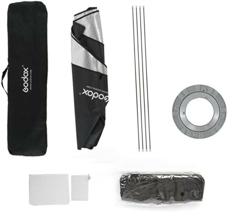 2PCS Godox 35*160cm Studio Strobe Flash Light Rectangular Softbox Grid Bowens