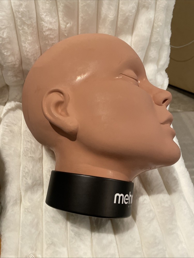 Mehron Professional Makeup Mannequin for Training – Washable Practice Head