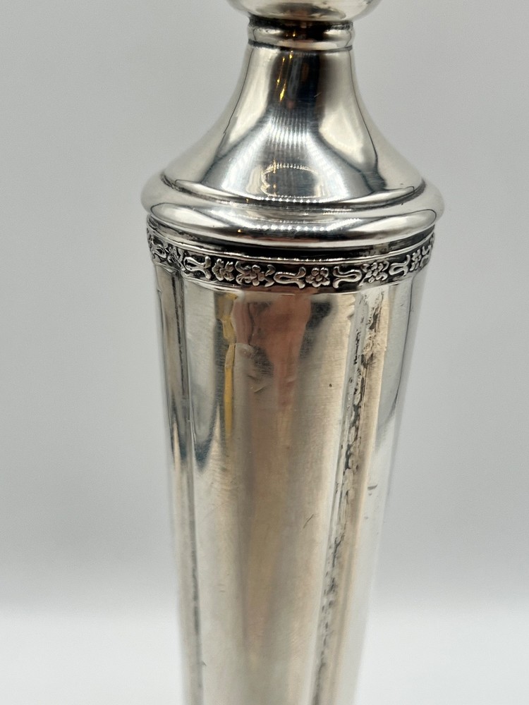Columbia sterling silver candlestick weighted