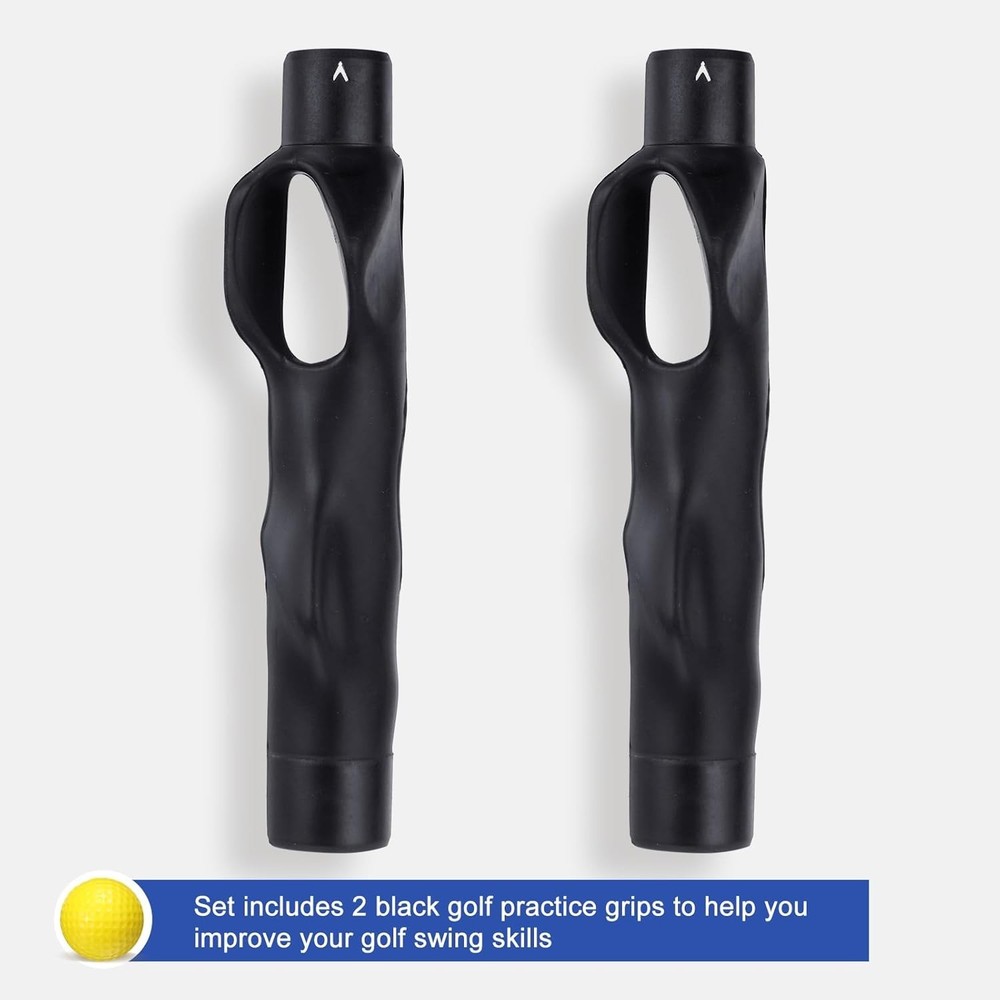 2 Pack Golf Grip Trainer Attachment for Improving Hand Positioning on Club Right
