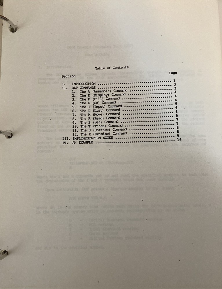 Digital Research CP/M operating system and utilities manuals (for S-100 systems)