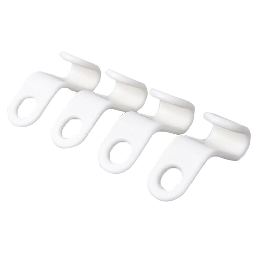 24 PCS Heavy Duty Hanger Attachment Hooks Stackable Closet Space Saver White