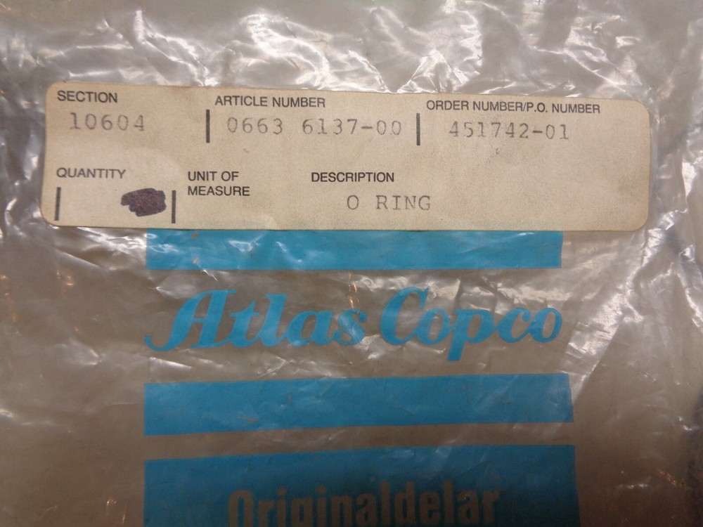 Atlas Copco O-Ring 0663613700