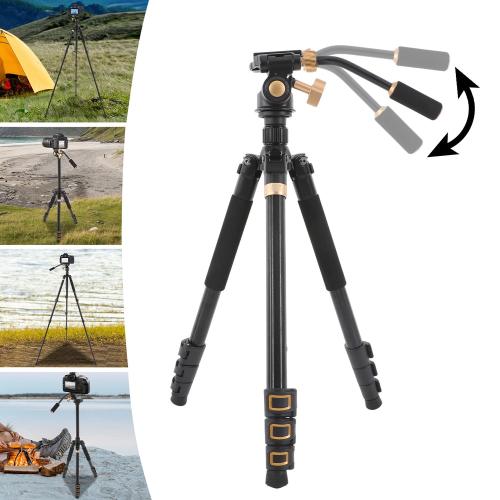 Stabilized Clamping Head Photography Tripod+Head Precision Tripod Load 17.64lbs