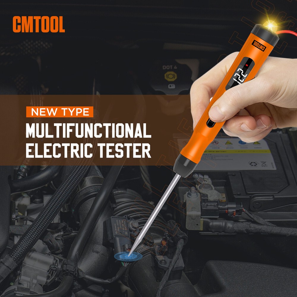 Test Light Car Electrical Circuit Test Pen Continuity Test Probe 6V 12V 24V DC