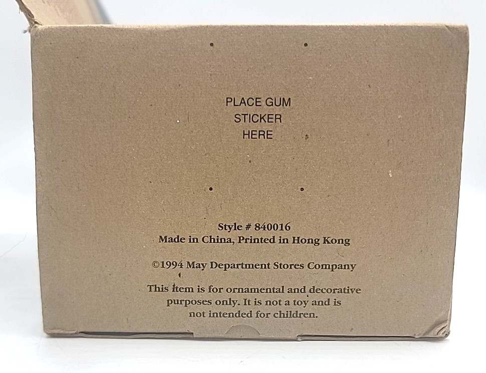 1998 Nutcracker Village Herr Drosselmeyer Nutcracker with Box