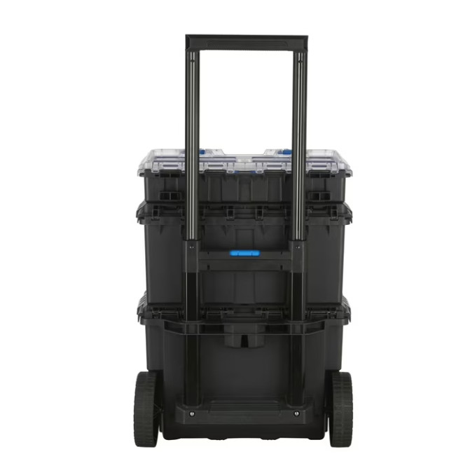 HART Stack System, Mobile Tool Storage and Organization, Black Blue