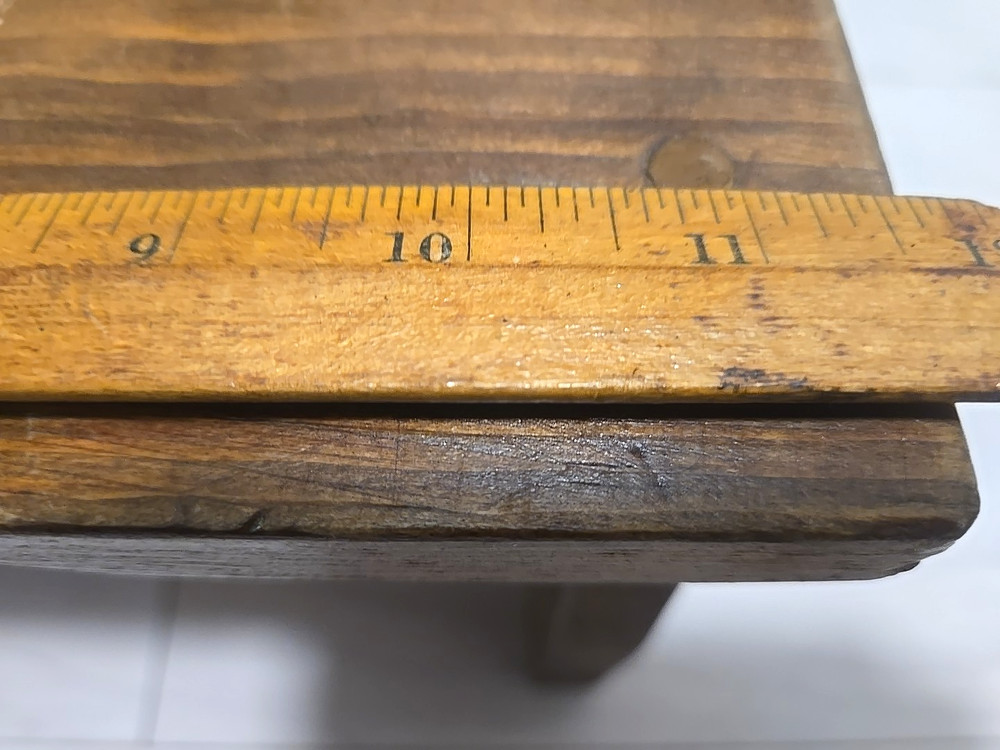 Vintage Wooden Step Stool Primitive Handmade Rustic Farmhouse