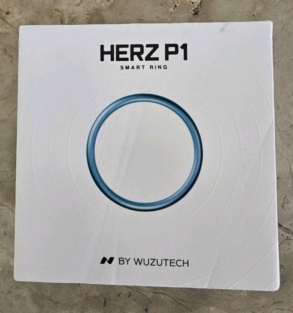 Smart Ring Herz P1  Size 8 Titanium Alloy Open Box