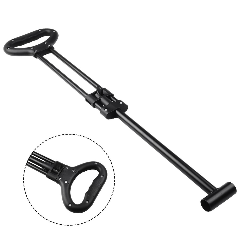 Wagon Cart Pull Handle Spare Replacement Telescoping Rod for Camping Trolley